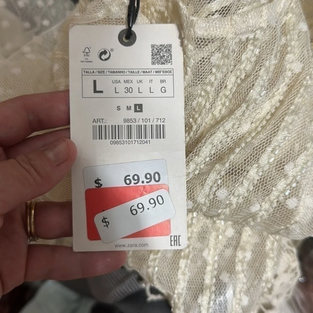 Zara nwt semi